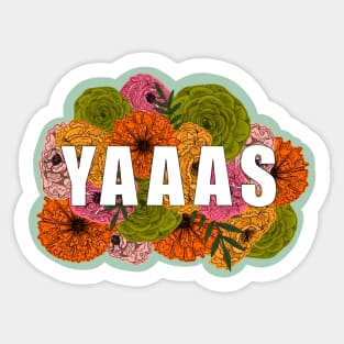 Bold Flowers Sticker